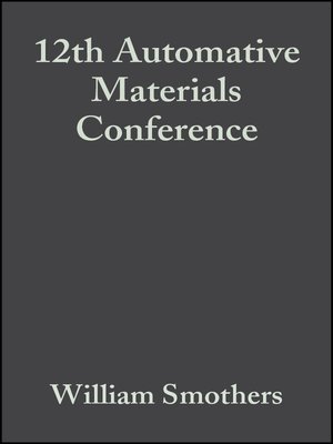 cover image of 12th Automative Materials Conference